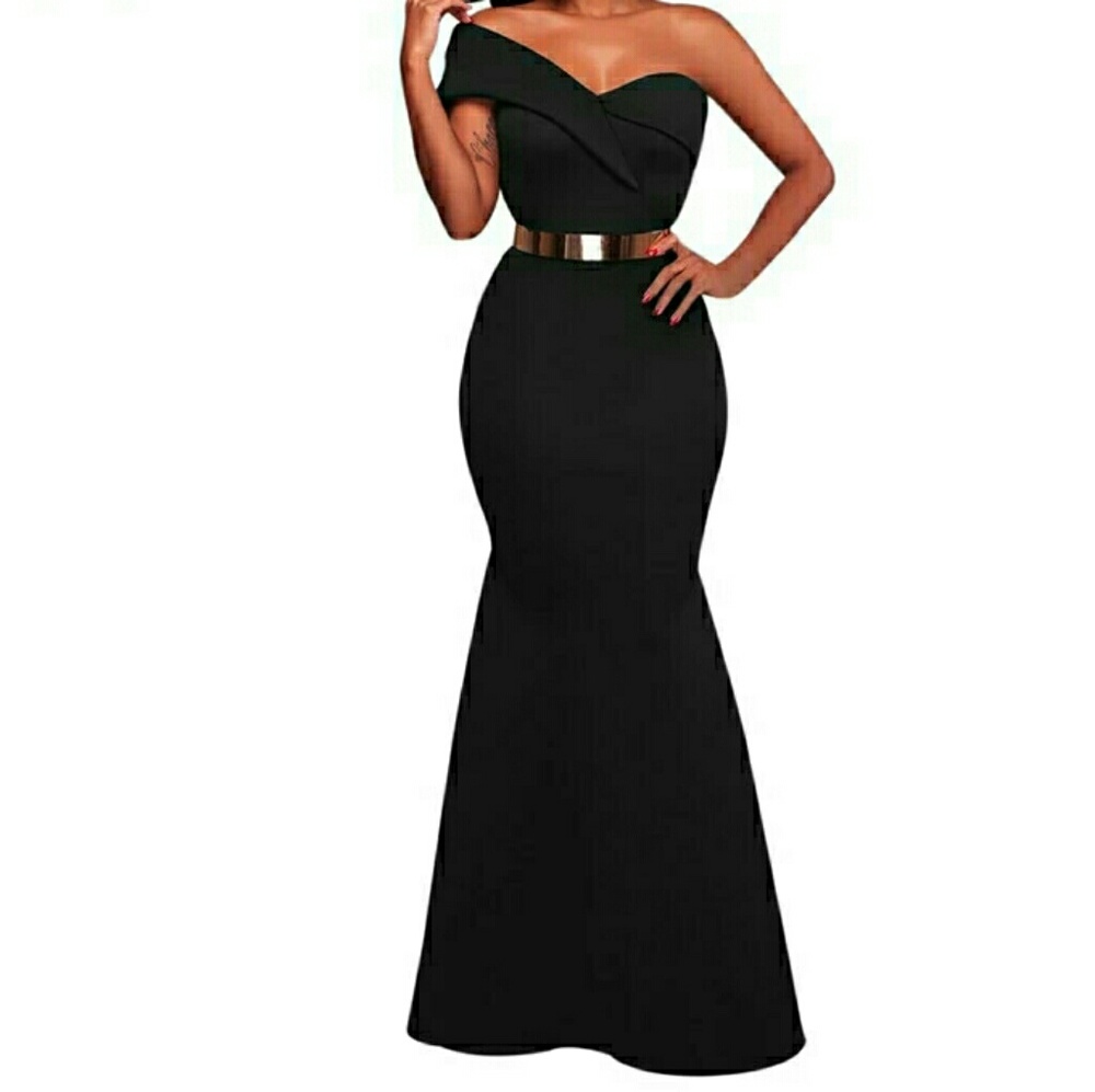 Long One Shoulder Dress